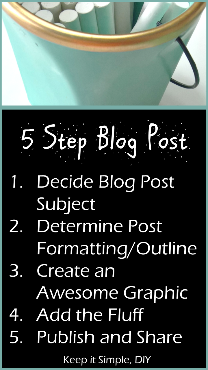 5 Step Blog Post