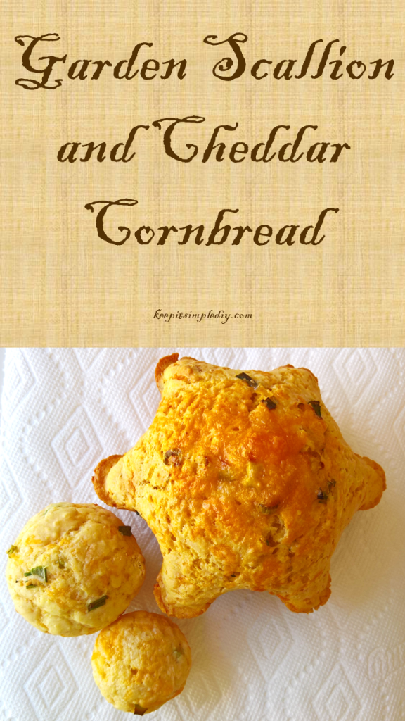Garden Scallion and Cheddar Cornbread Keep it Simple, DIY