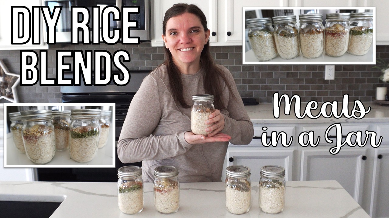5 Homemade Seasoned Rice Mixes Meals in a Jar